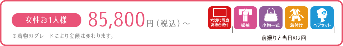 成人式振袖お出かけパック